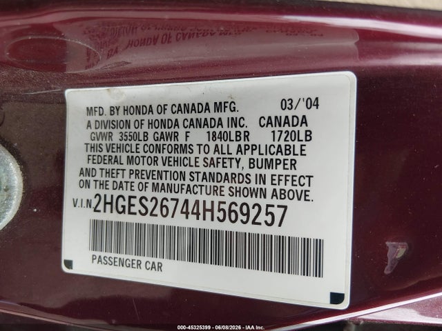 Honda Civic Ex