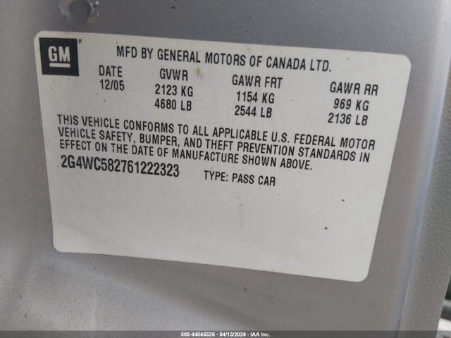 Buick LaCrosse Cx