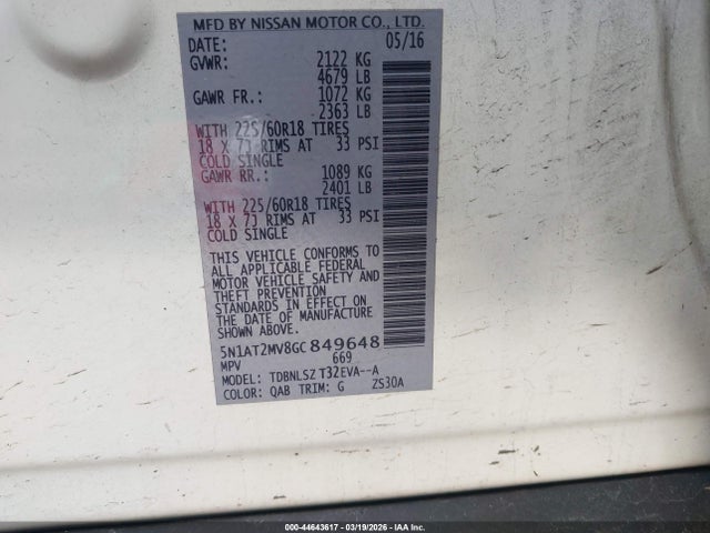 Nissan Rogue Sl