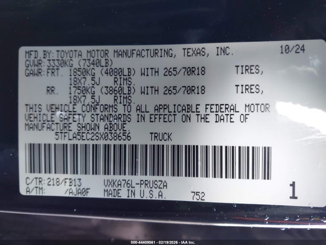 Toyota Tundra Sr5