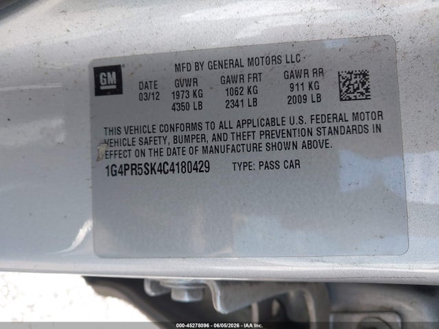 Buick Verano Convenience Group