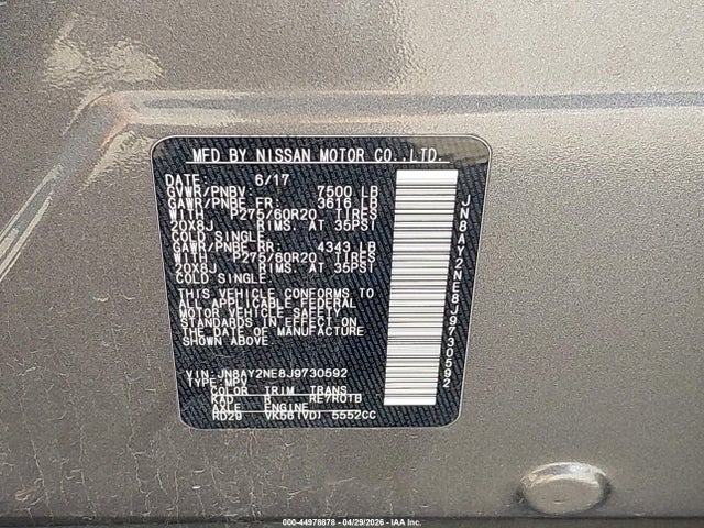 Nissan Armada Platinum