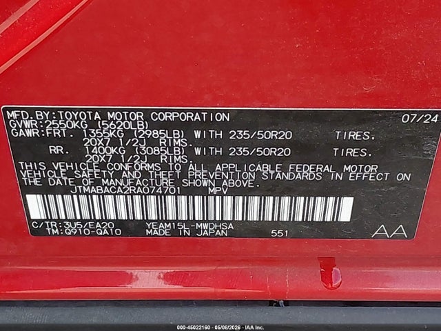 Toyota bZ4X Limited