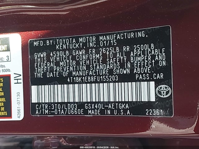 Toyota Avalon Xle