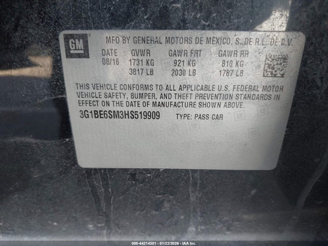 Chevrolet Cruze Lt Auto