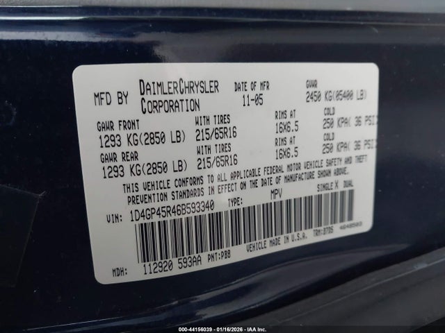 Dodge Caravan Sxt