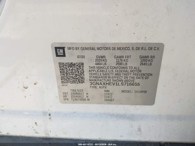 Chevrolet Equinox Fwd Ls