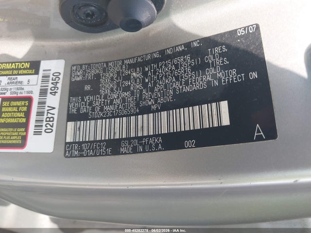 Toyota Sienna Le