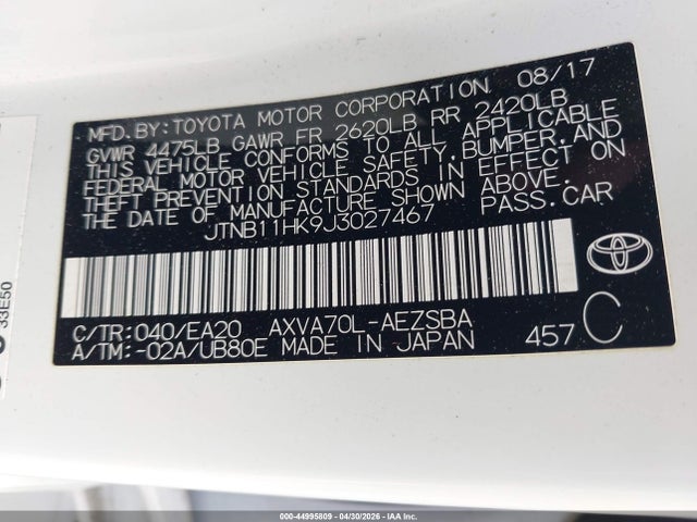 Toyota Camry Se