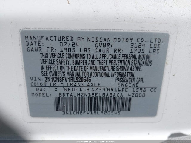 Nissan Versa 1.6 Sr