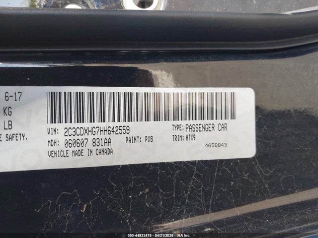 Dodge Charger Sxt Rwd