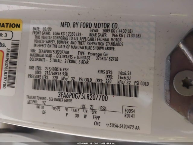 Ford Fusion S