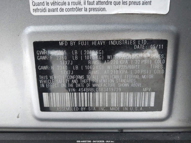 Subaru Outback 2.5i Limited