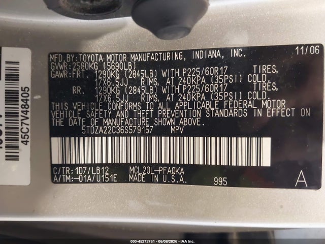 Toyota Sienna Xle