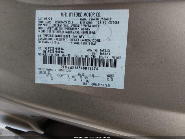 Ford Freestar Se