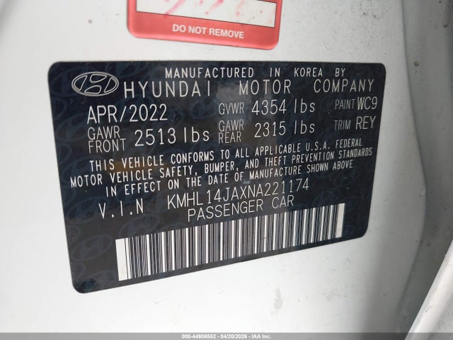 Hyundai SONATA Sel