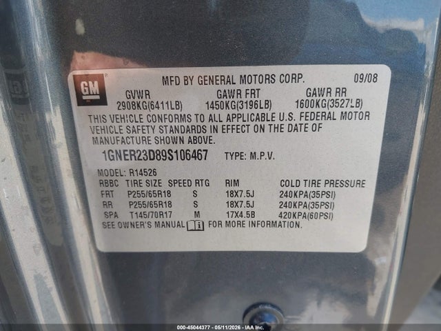 Chevrolet Traverse Lt