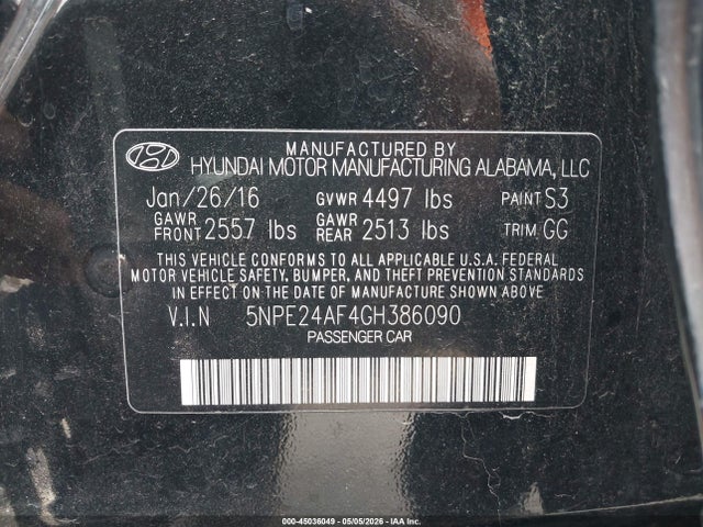 Hyundai SONATA Se