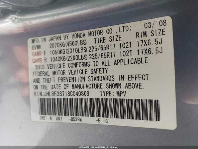 Honda CR-V Ex-l