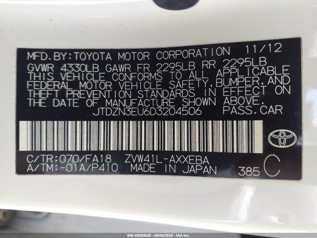 Toyota Prius v Three