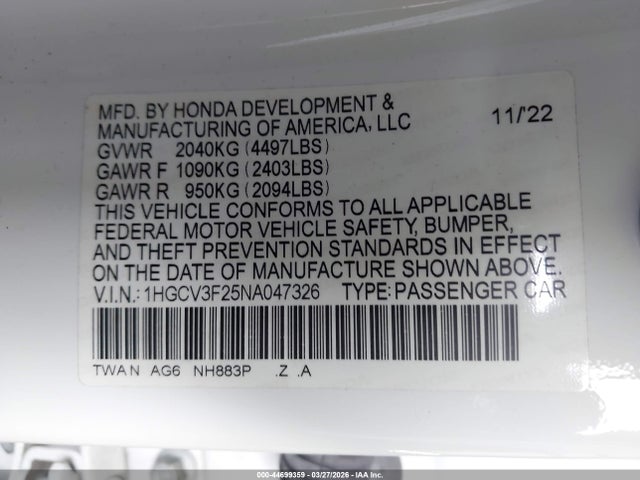 Honda Accord Sport