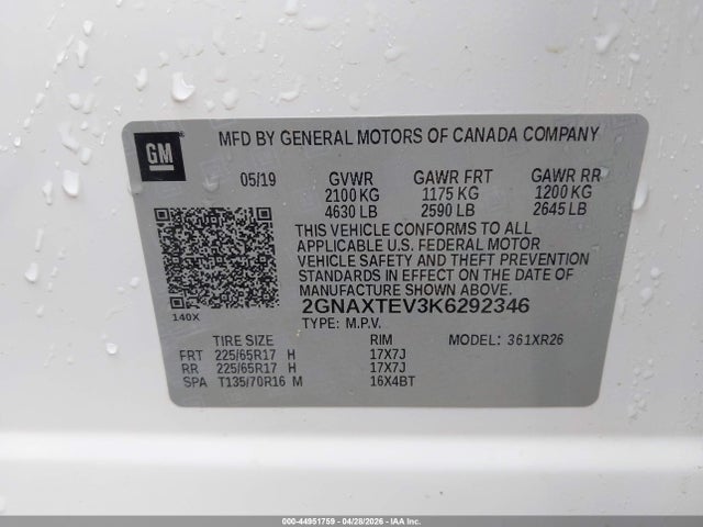 Chevrolet Equinox Lt