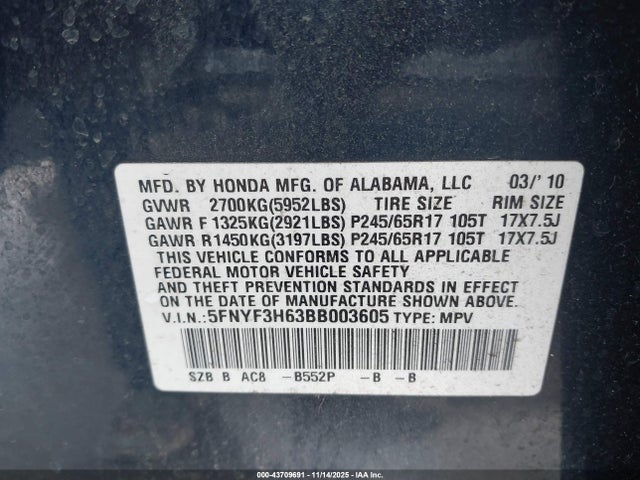 Honda Pilot Ex-l