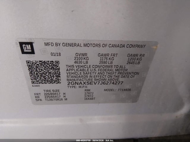 Chevrolet Equinox Lt