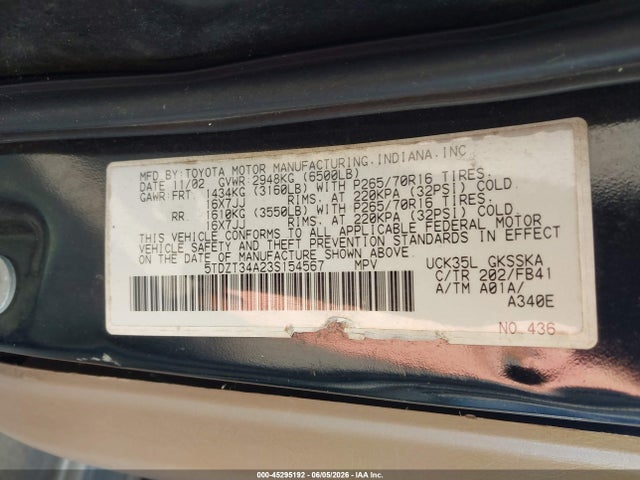 Toyota Sequoia Sr5 V8