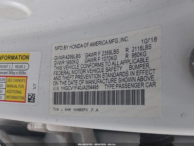 Honda Accord Ex