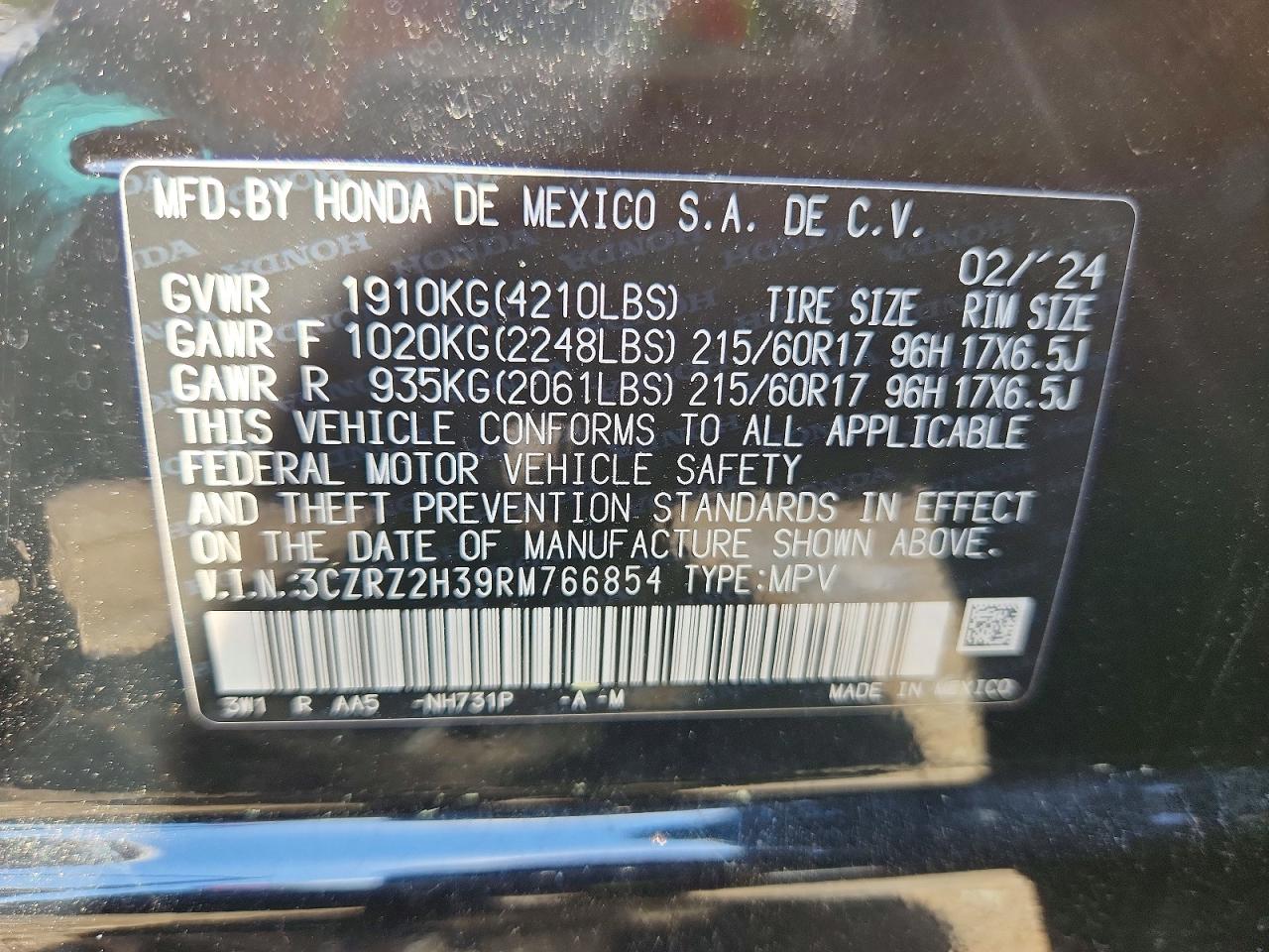 Honda HR-V Lx
