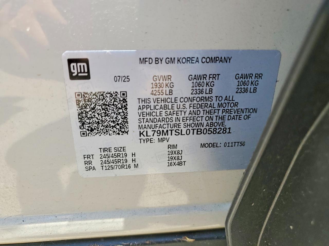 Chevrolet Trailblaze Rs