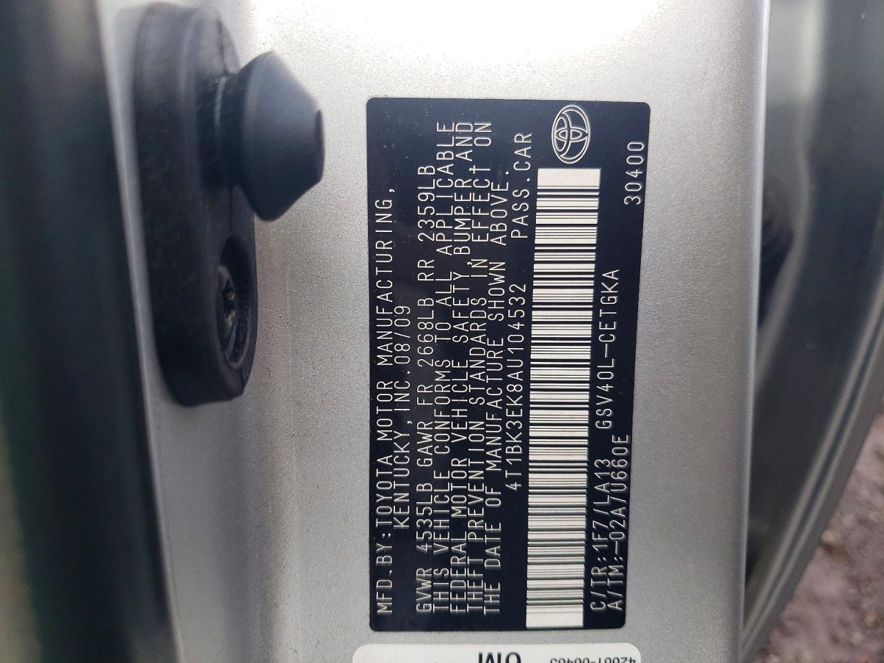 Toyota Camry Le V6