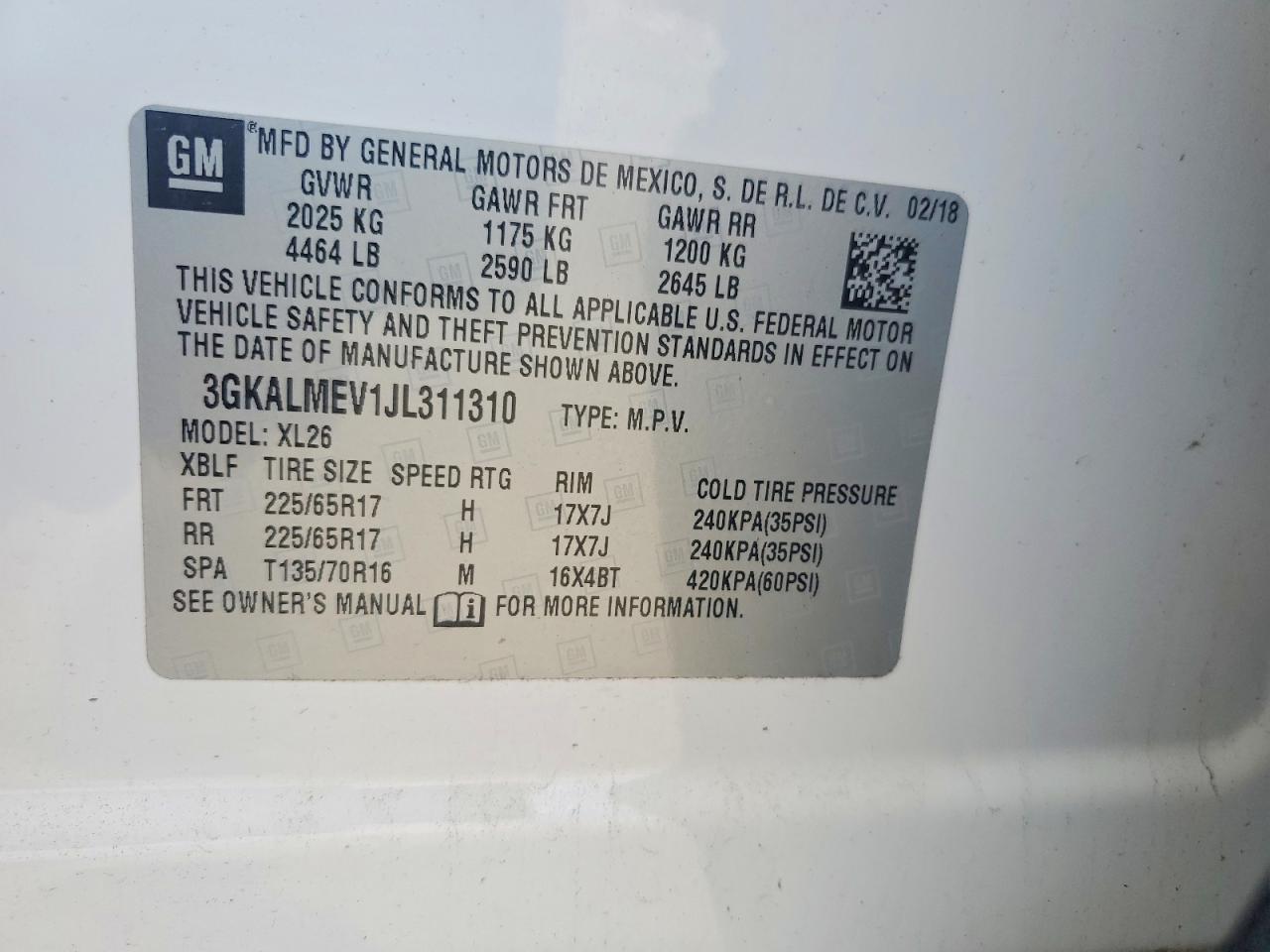 GMC Terrain Sle