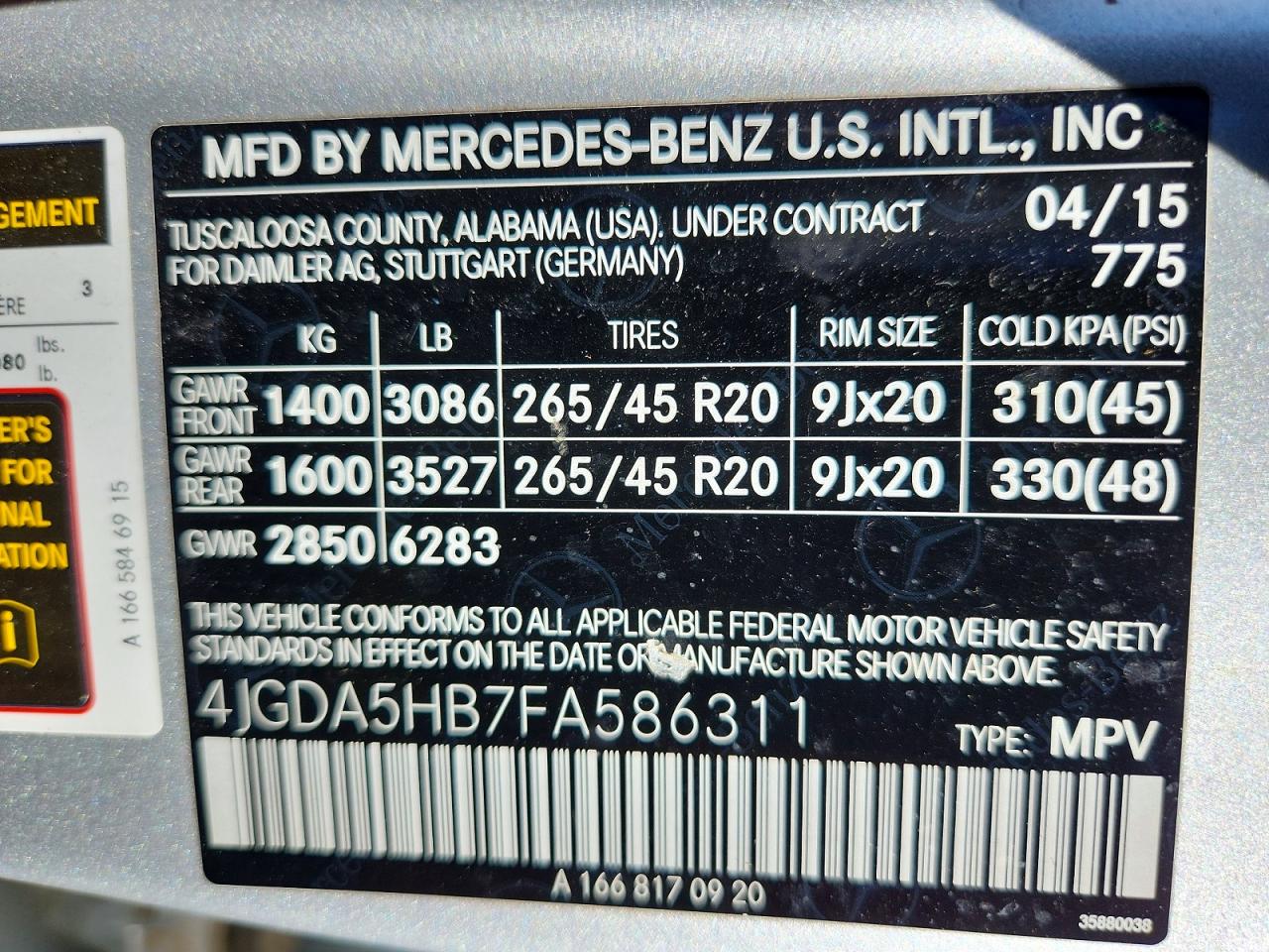 Mercedes-Benz M-Class 350 4matic