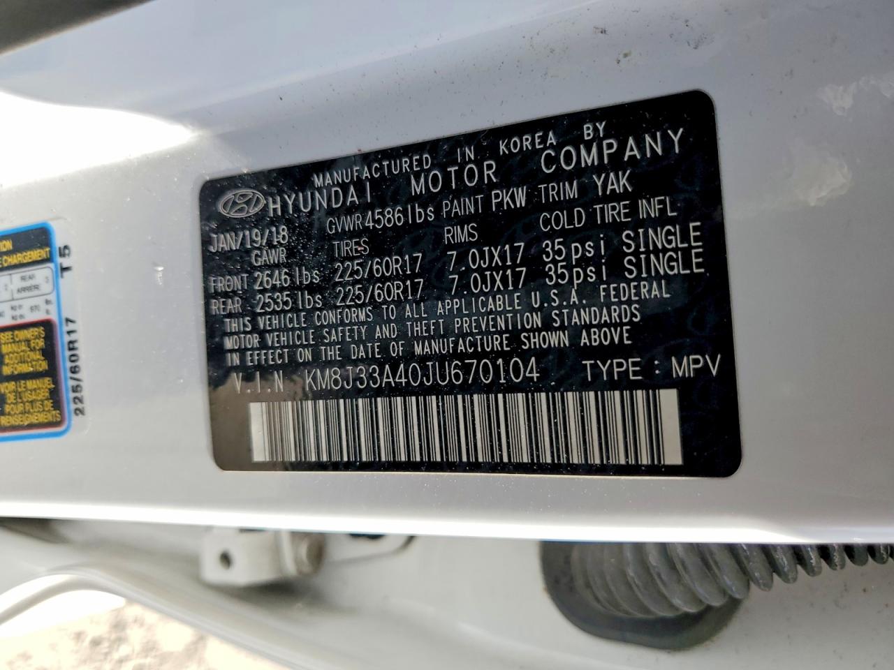 Hyundai TUCSON Sel
