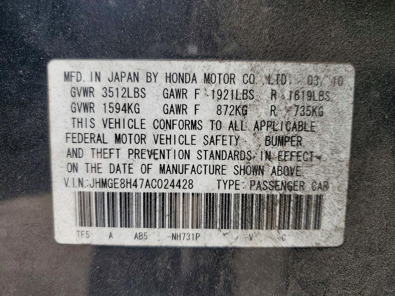 Honda Fit Sport