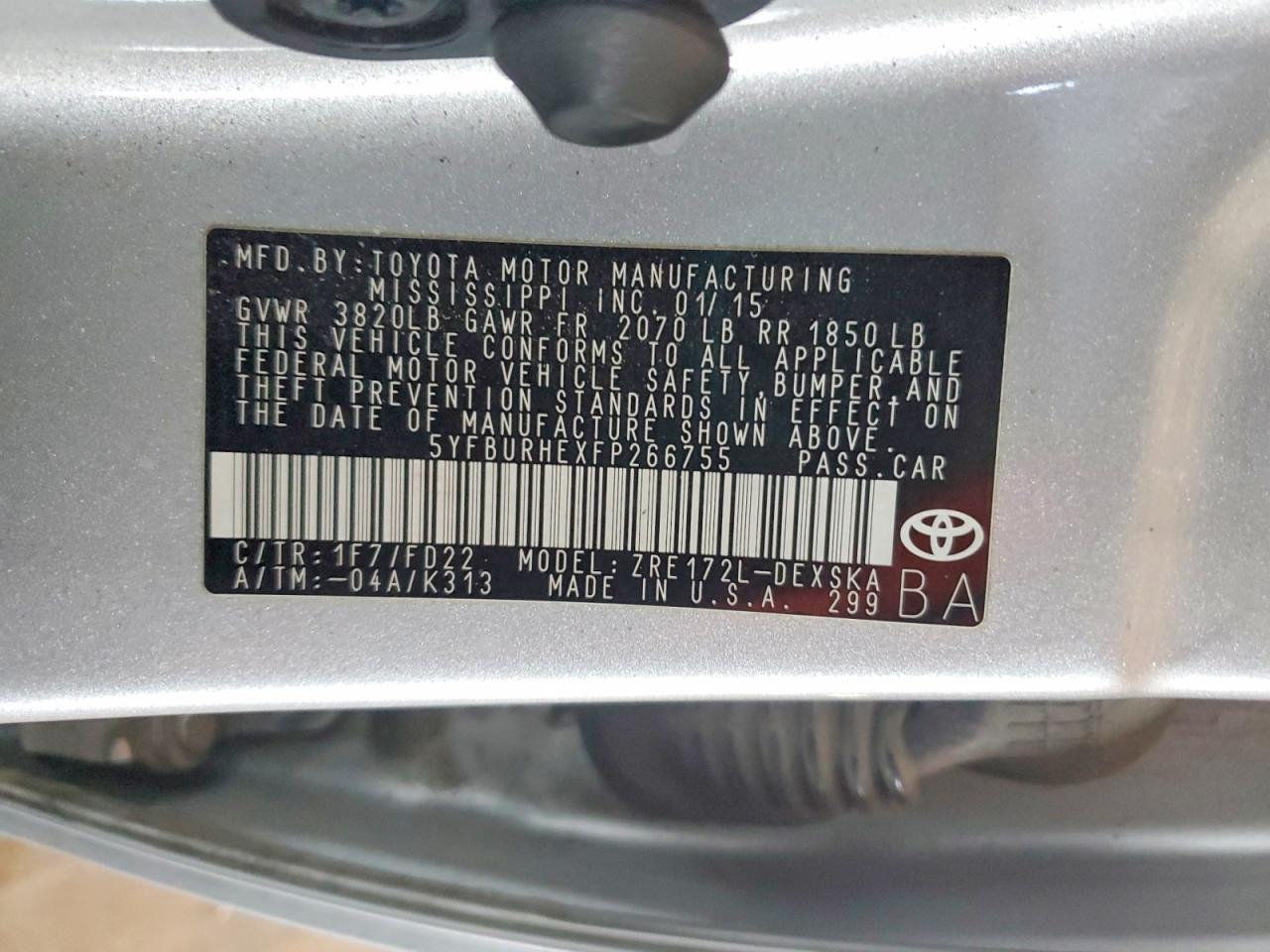 Toyota Corolla S Plus