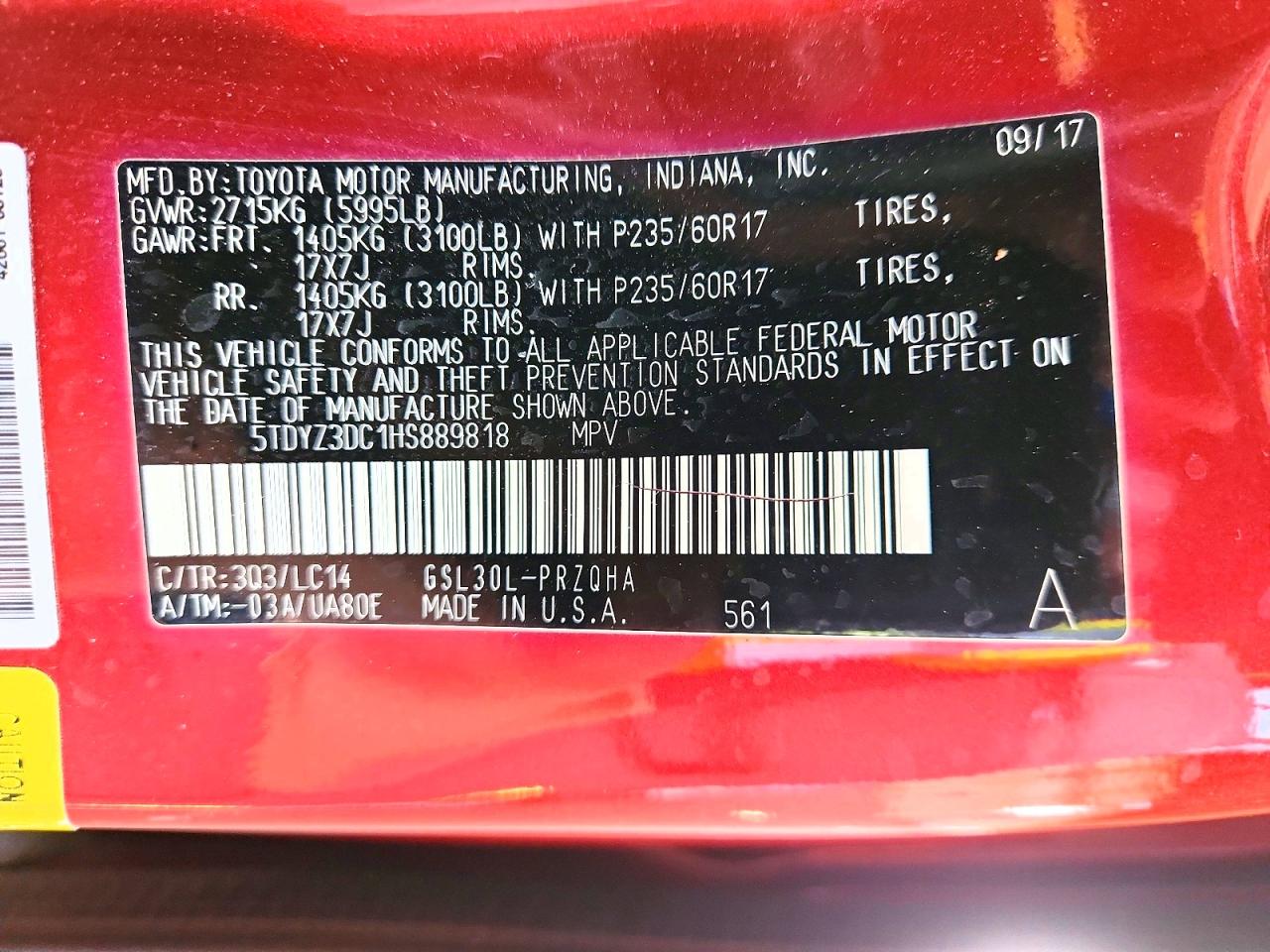 Toyota Sienna Xle 8-passenger