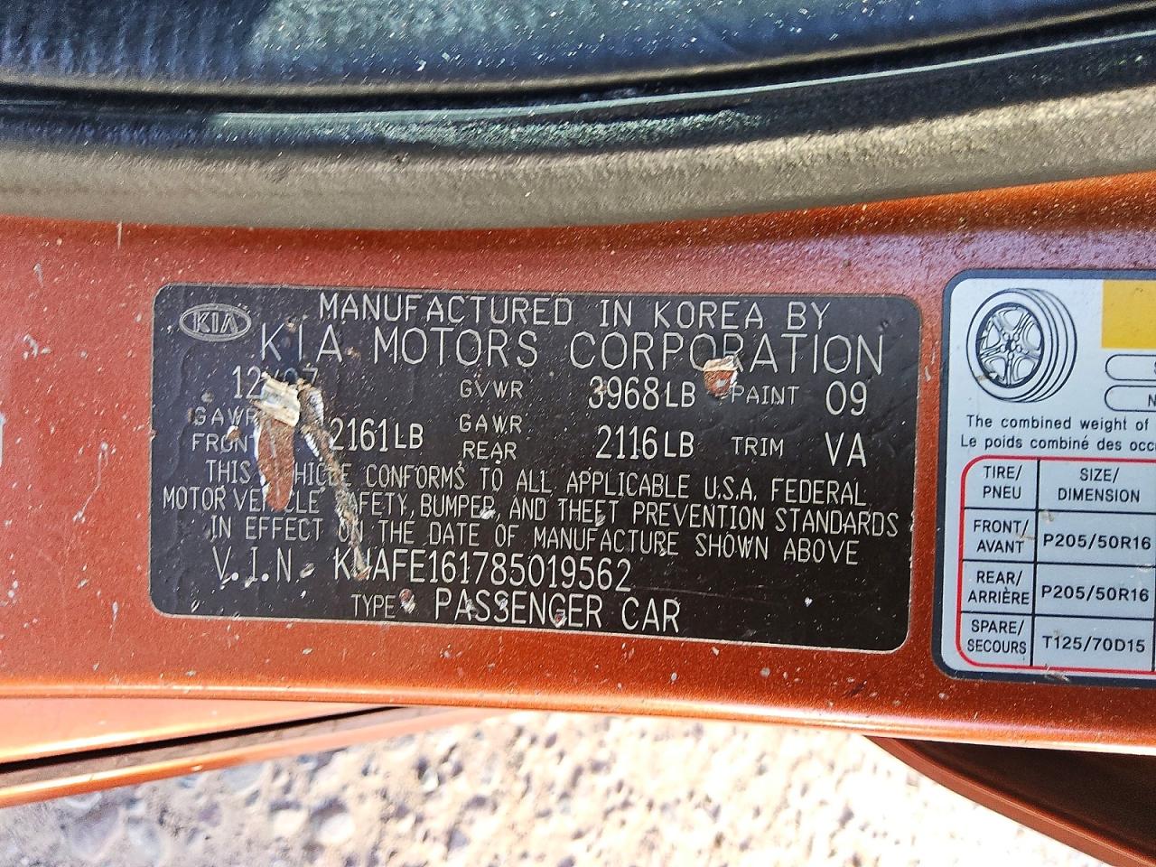 Kia Spectra 5 Sx