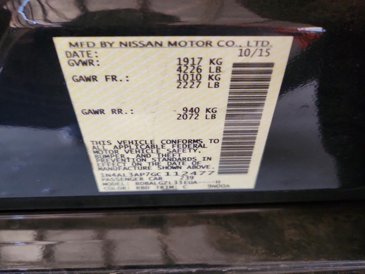 Nissan Altima 2.5 S