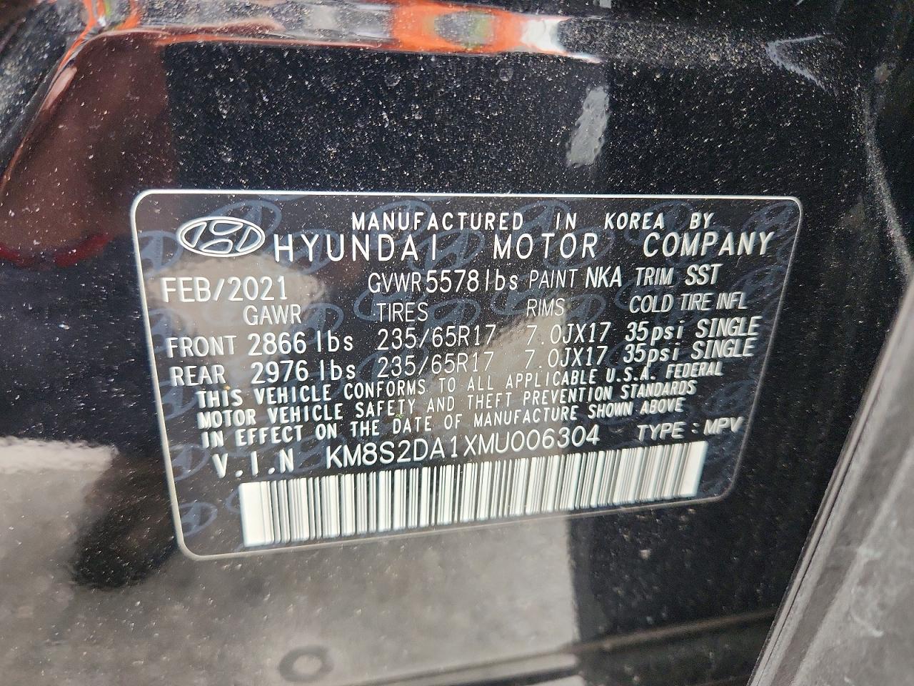 Hyundai SANTA FE Blue