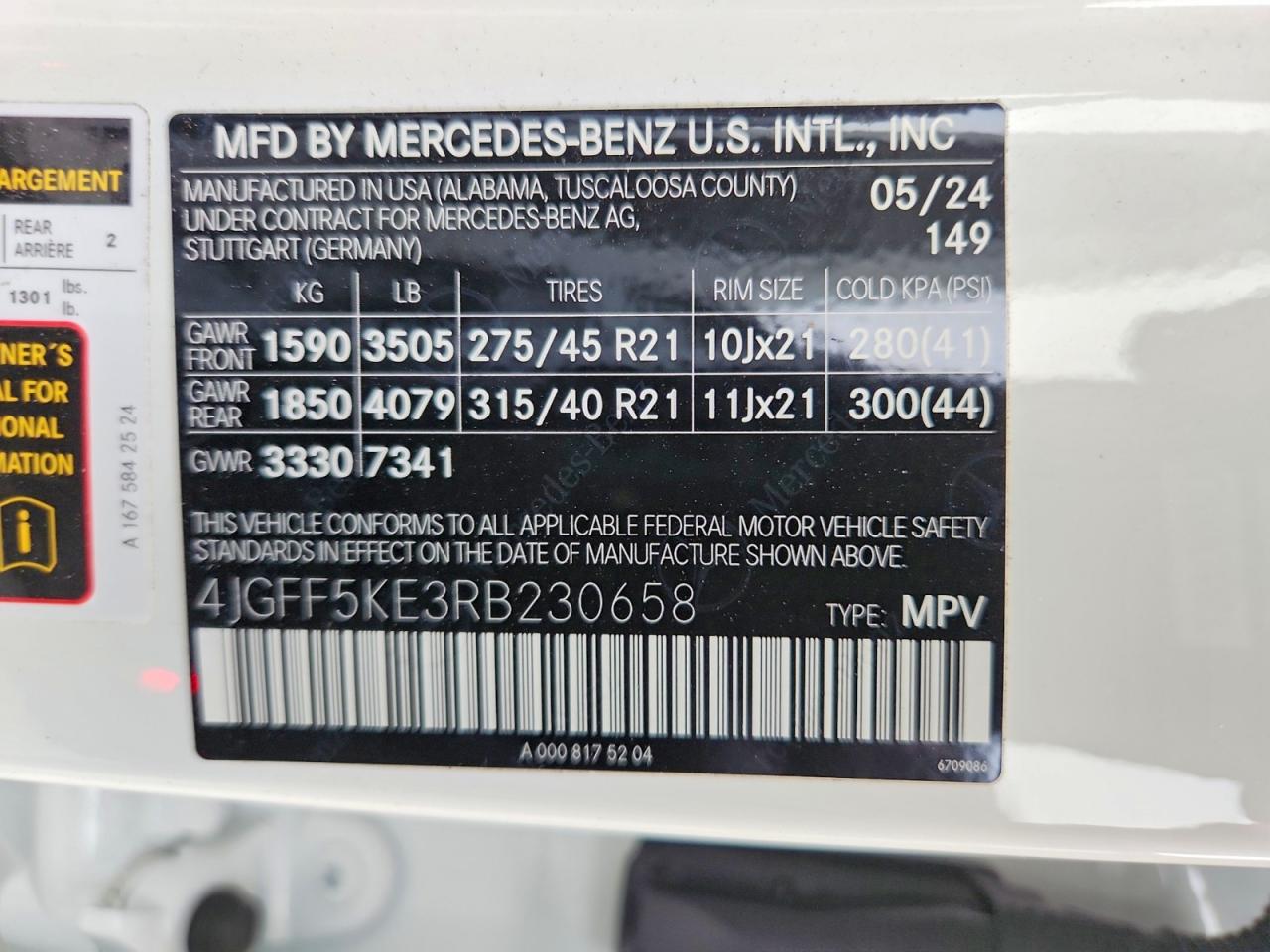 Mercedes-Benz Gls-class 450 4matic