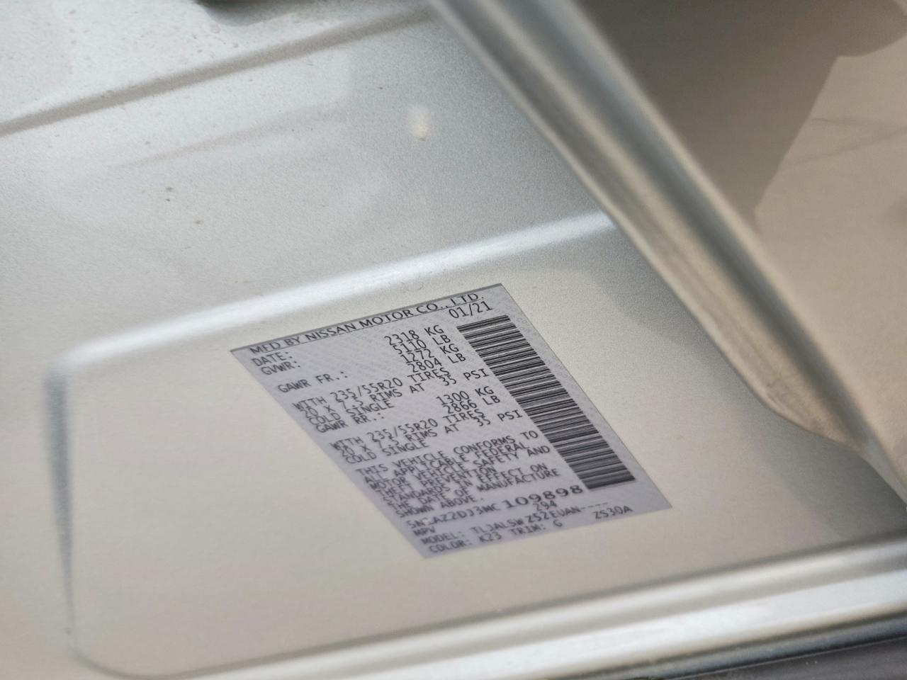 Nissan Murano Platinum