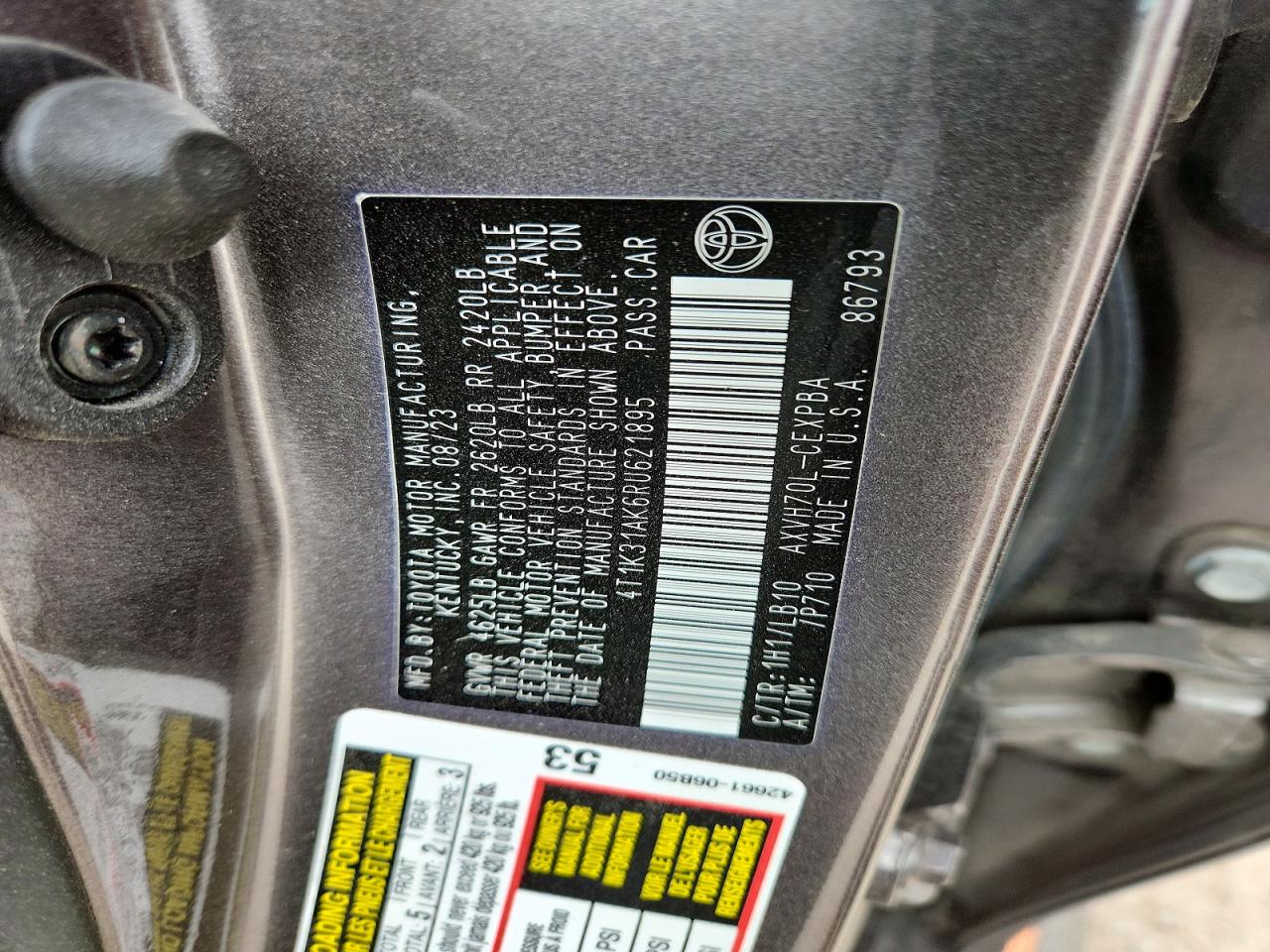 Toyota Camry Xse