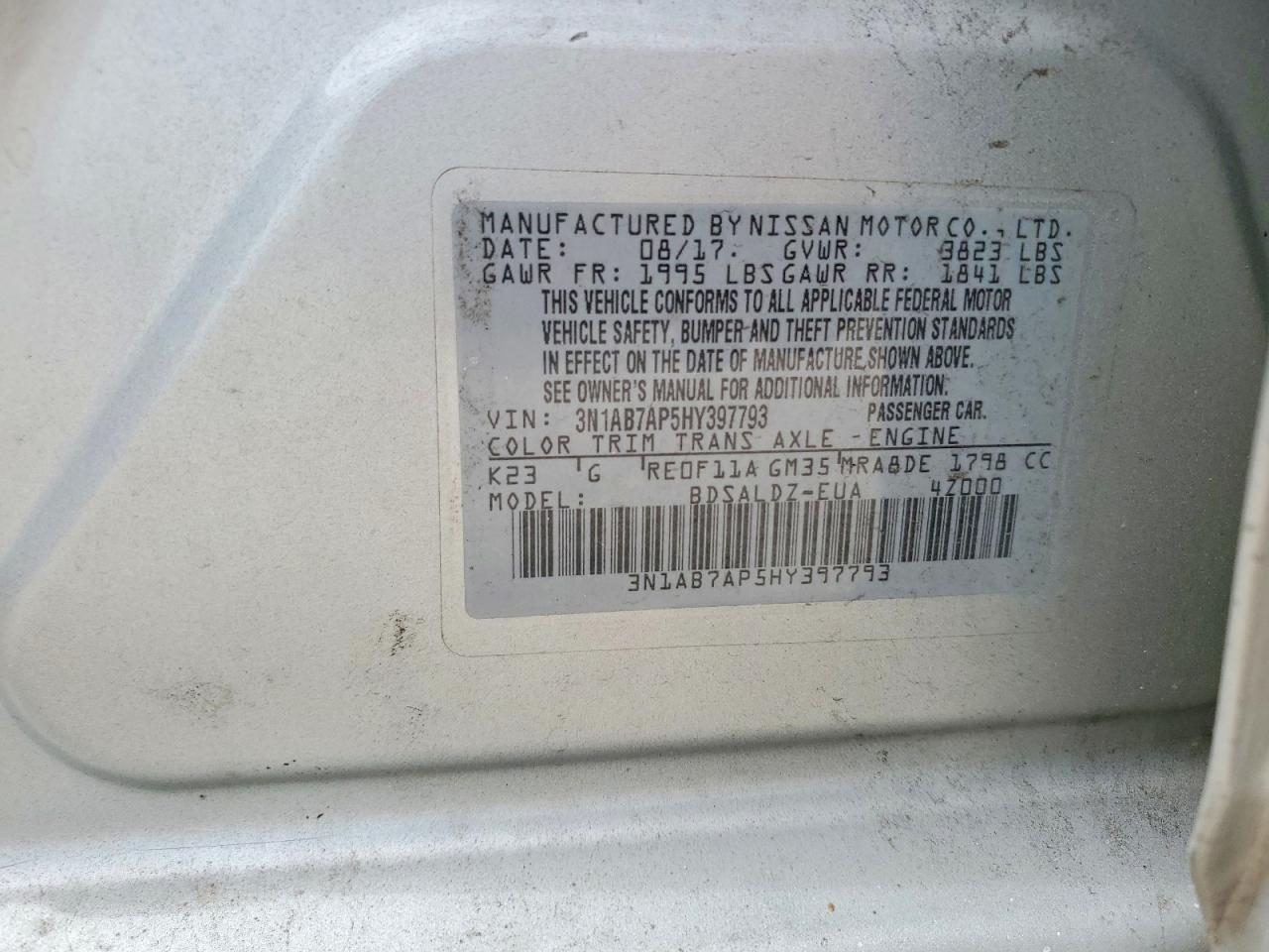 Nissan Sentra Sv