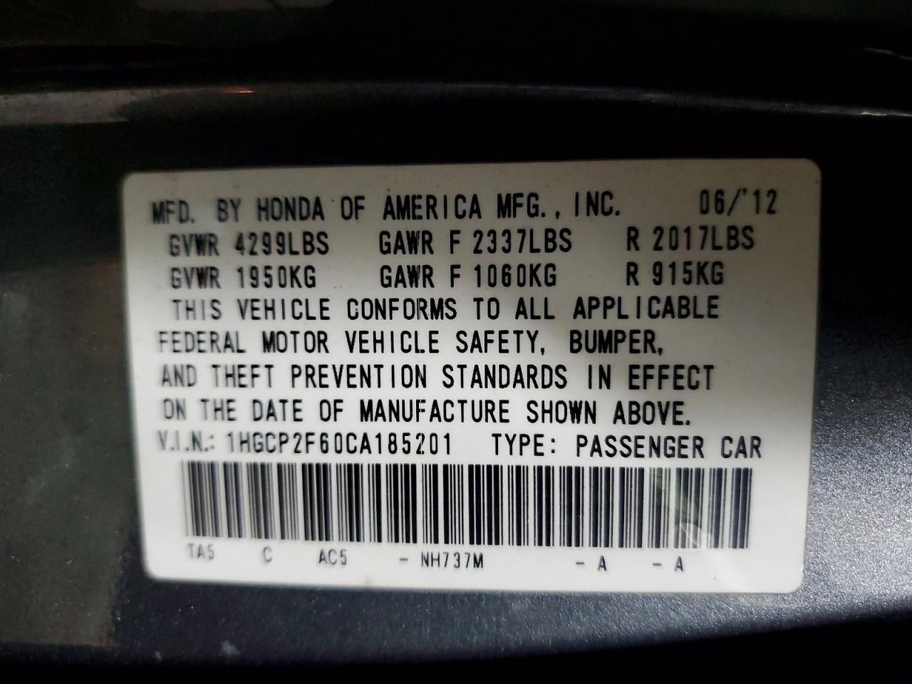 Honda Accord Se