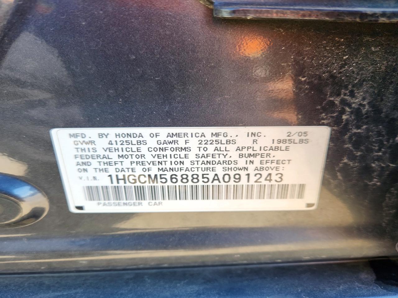 Honda Accord Ex