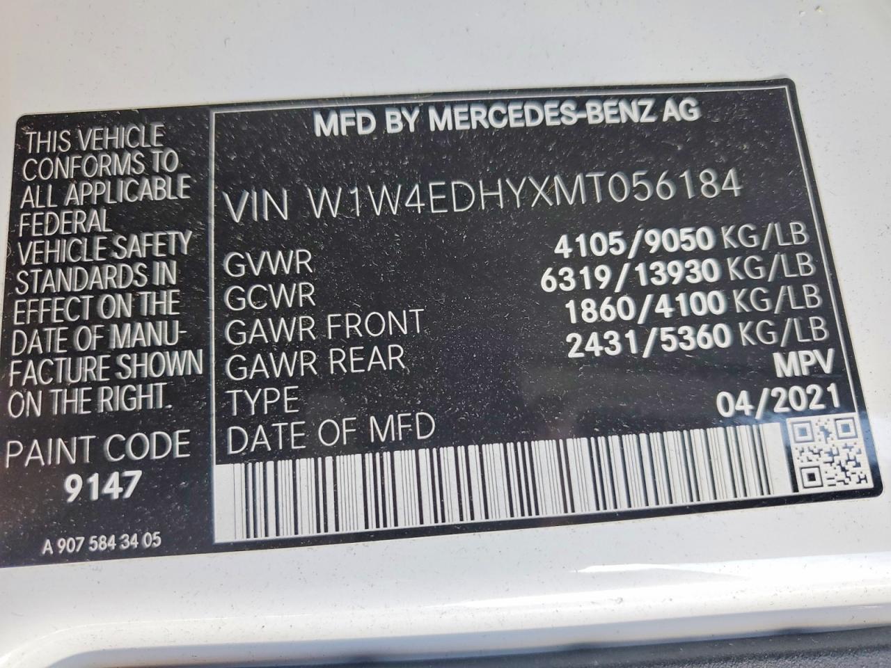 Mercedes-Benz Sprinter 2500