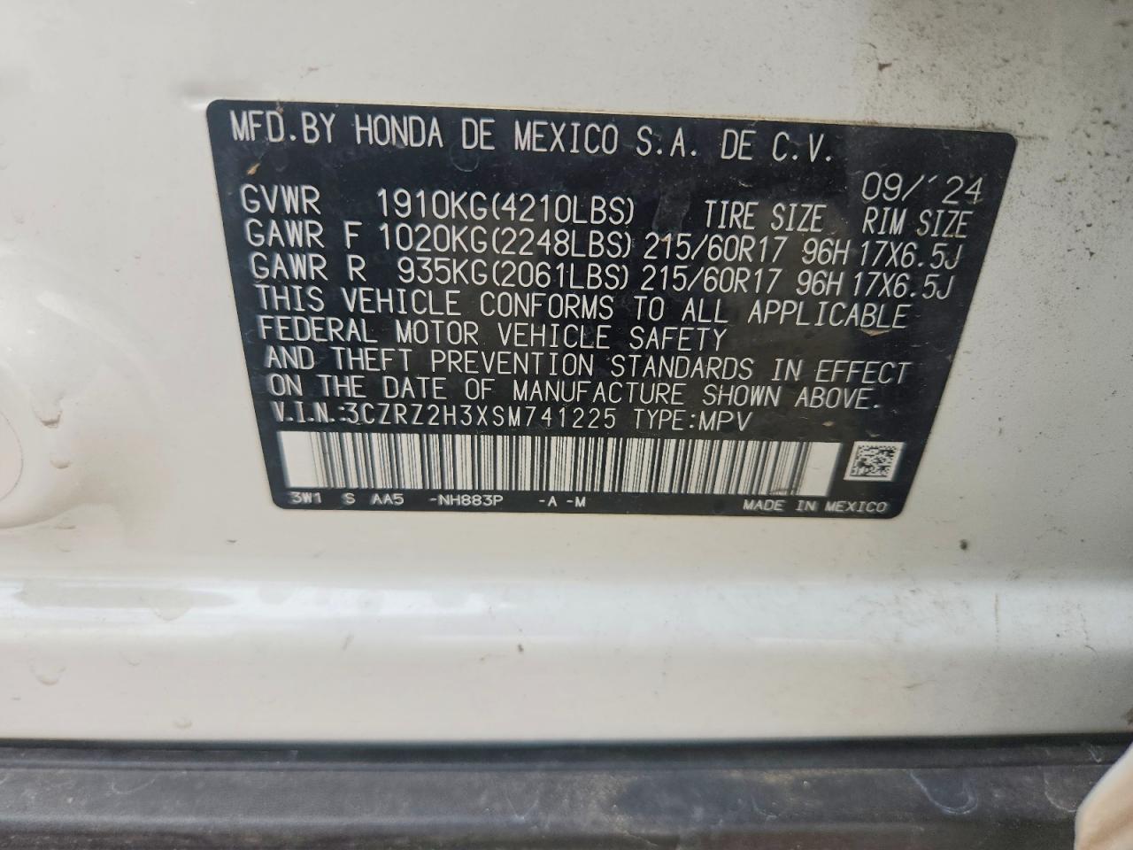 Honda HR-V Lx